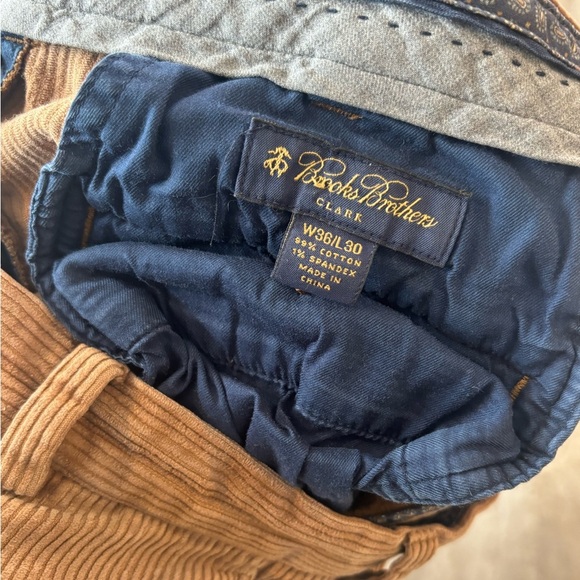 Brooks Brothers Clark Corduroy Pants Men’s 36x27 - Picture 3 of 3